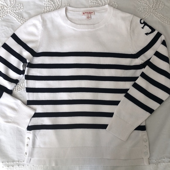 Brooks Brothers Striped Sweater With 